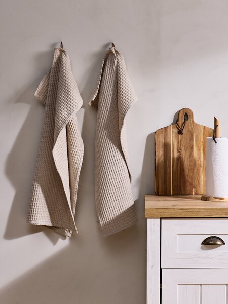 Paño de cocina TISTEL 50x70 beis 2 unidades