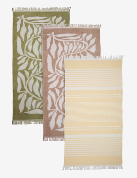 Strandtuch ROSENFORS jacquard 80X160cm grün